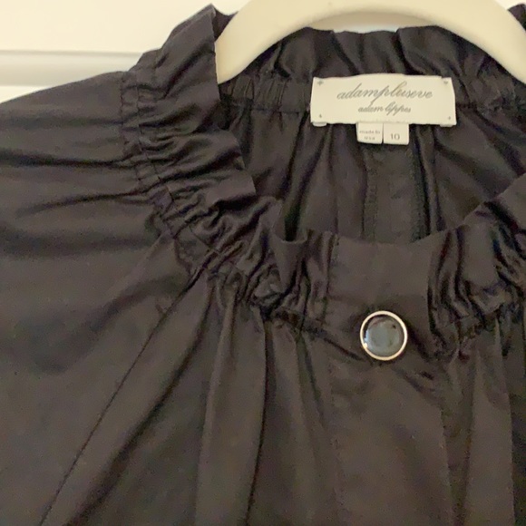 Adam Pluseve / Adam Lippe Black Ruffle Blouse - Picture 5 of 7